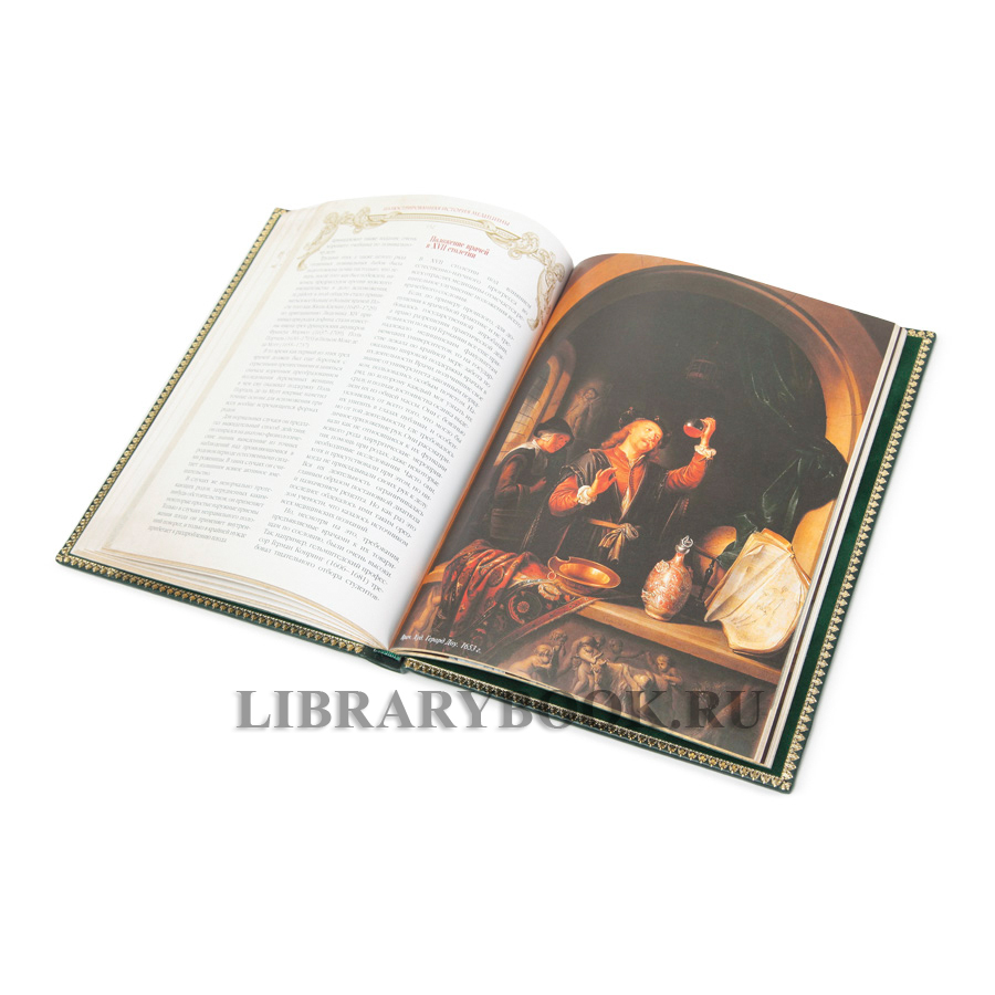 Коллекционная книга Теодор Мейер-Штейнег Иллюстрированная история медицины в кожаном переплете