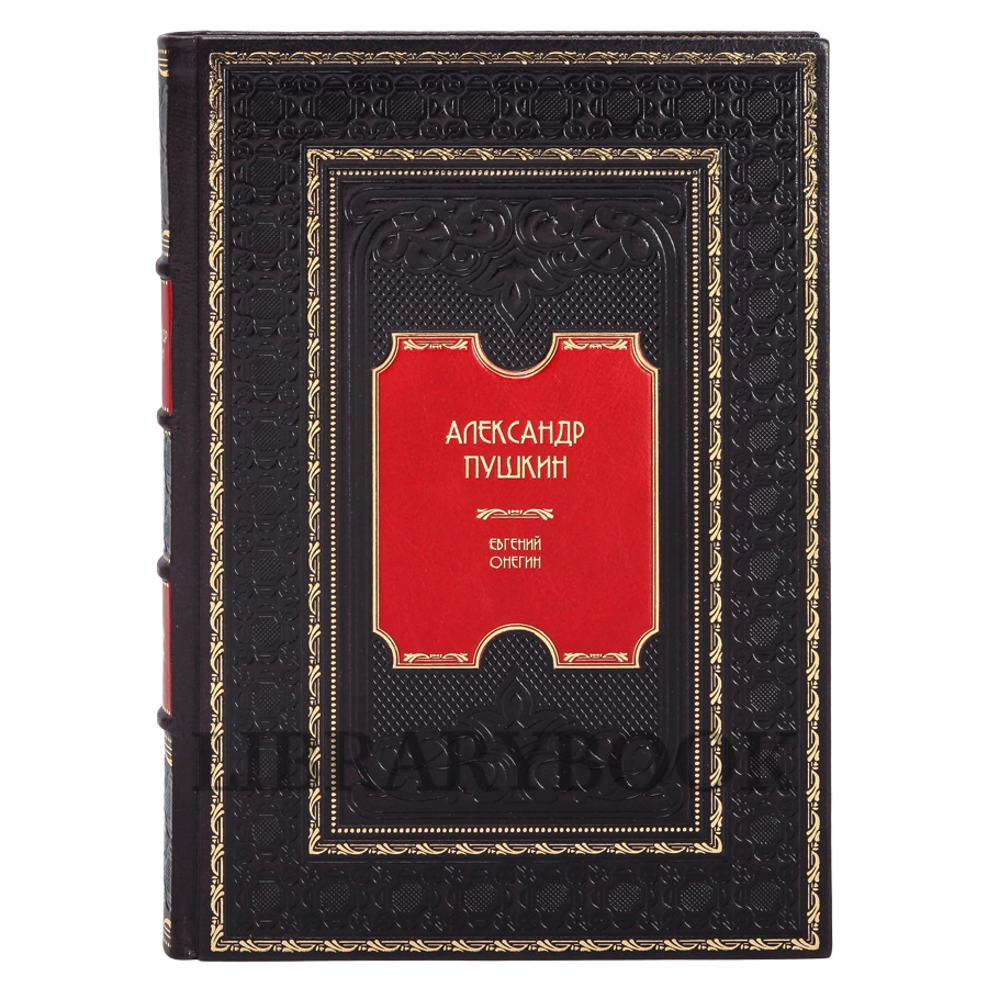 Элитное издание книги Евгений Онегин Александр Пушкин в кожаном переплете