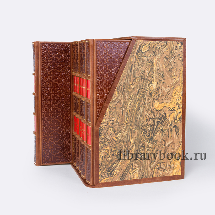 Иллюстрированная энциклопедия «Оружие» в 4 томах Хартинк А.Е. в кожаном переплете