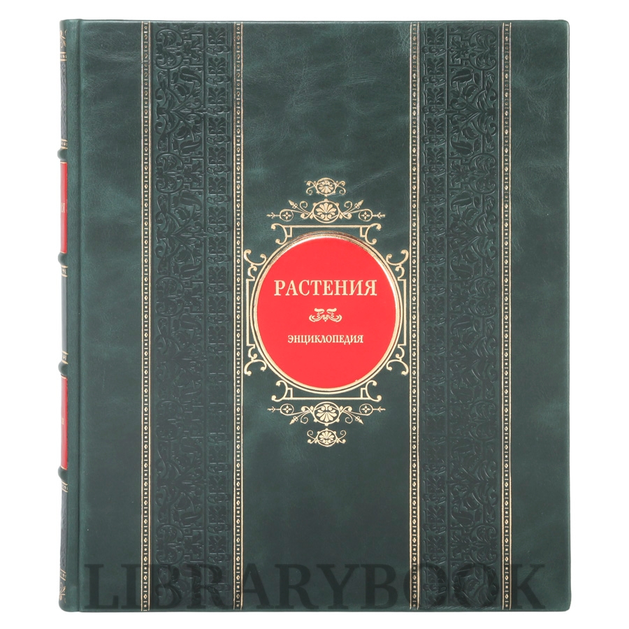 Эксклюзивное издание книги Растения. Энциклопедия Джанет Маринелли в кожаном переплете