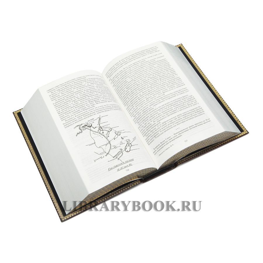 Эксклюзивное издание Деникин Антон Очерки русской смуты в кожаном переплете