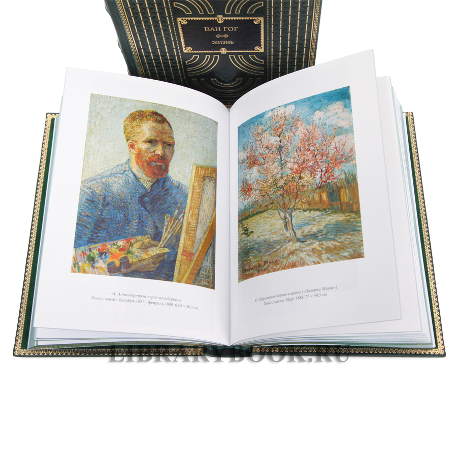 Коллекционные книги Ван Гог. Жизнь Стивен Найфи, Грегори Уайт Смит в 2 томах в кожаном переплете
