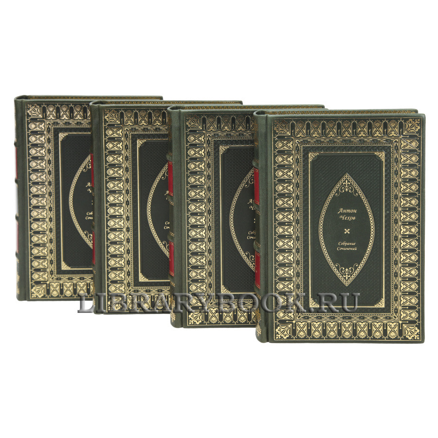 Коллекционные книги Антон Чехов Собрание сочинений в 13 томах в кожаном переплете