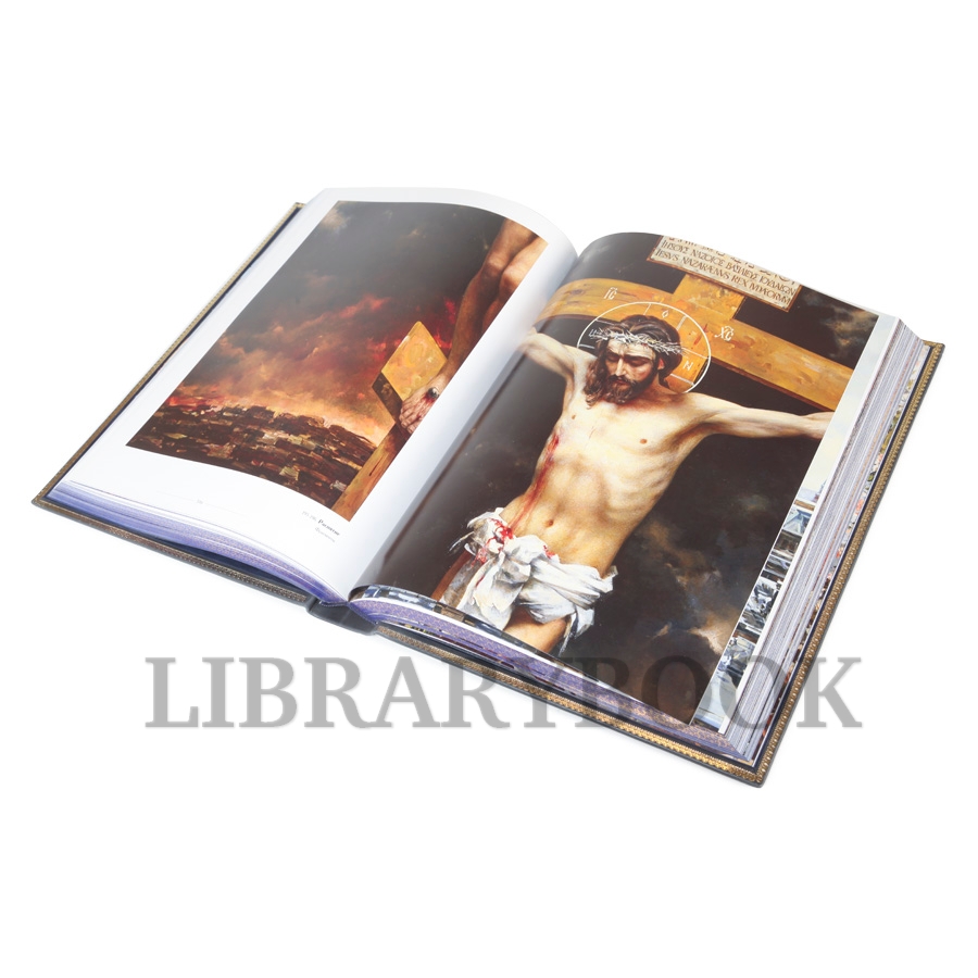 Коллекционная книга Василий Нестеренко Живопись в кожаном переплете