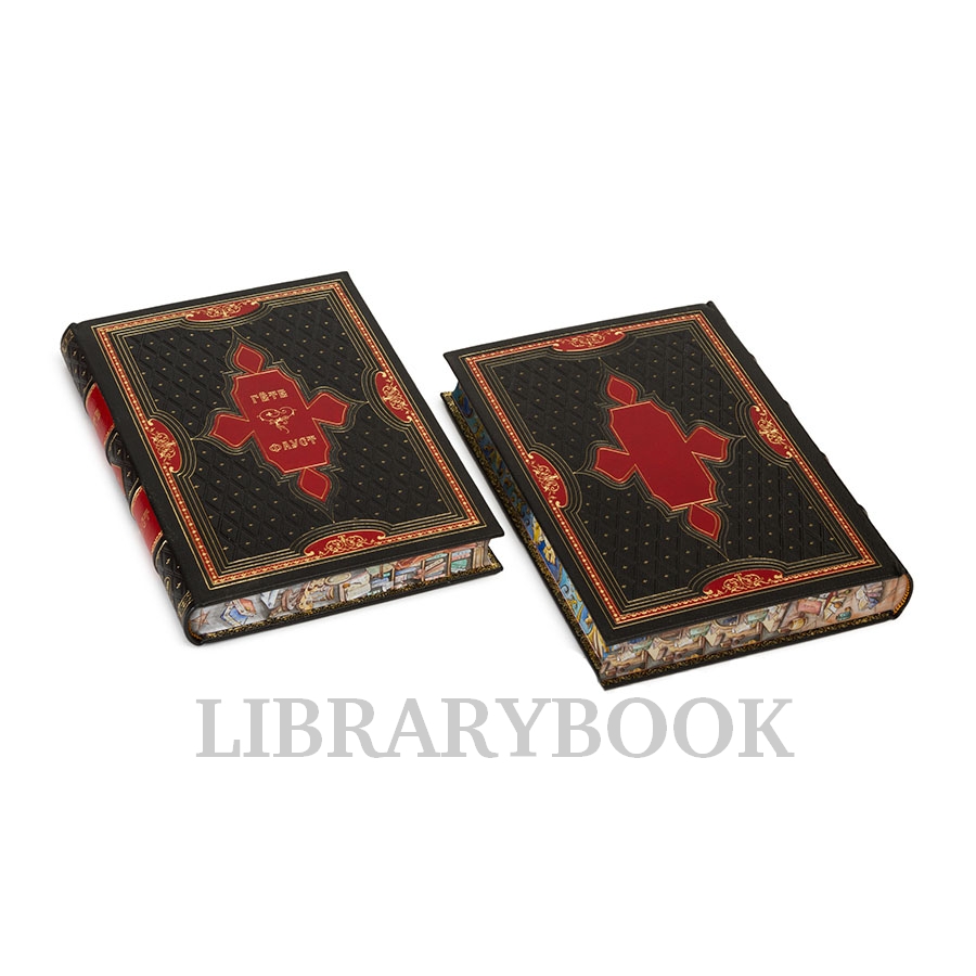 Подарочные книги Иоганн Гете Фауст в 2 томах в кожаном переплете