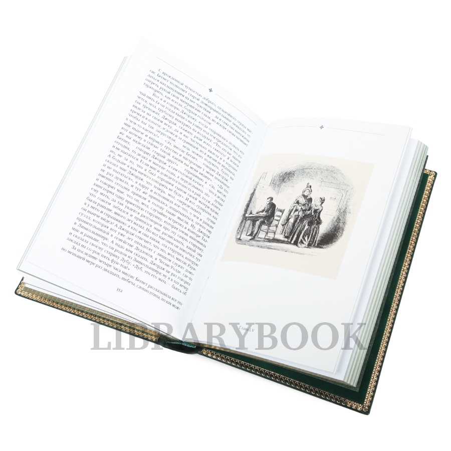 Эксклюзивное издание книги Чарльз Диккенс Собрание сочинений в 16 томах в кожаном переплете