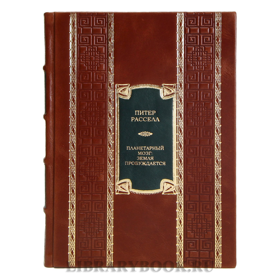 Эксклюзивная книга Питер Рассел Планетарный мозг: Земля пробуждается в кожаном переплете