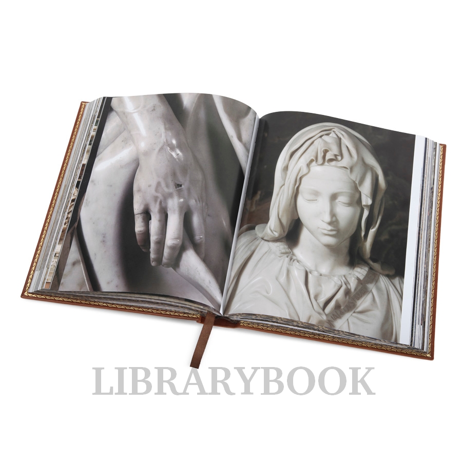 Эксклюзивное издание книги Музеи Италии: шедевры Ренессанса в кожаном переплете