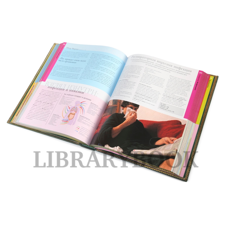 Элитная книга Семейный медицинский справочник доктора Мириам Стоппард в кожаном переплете