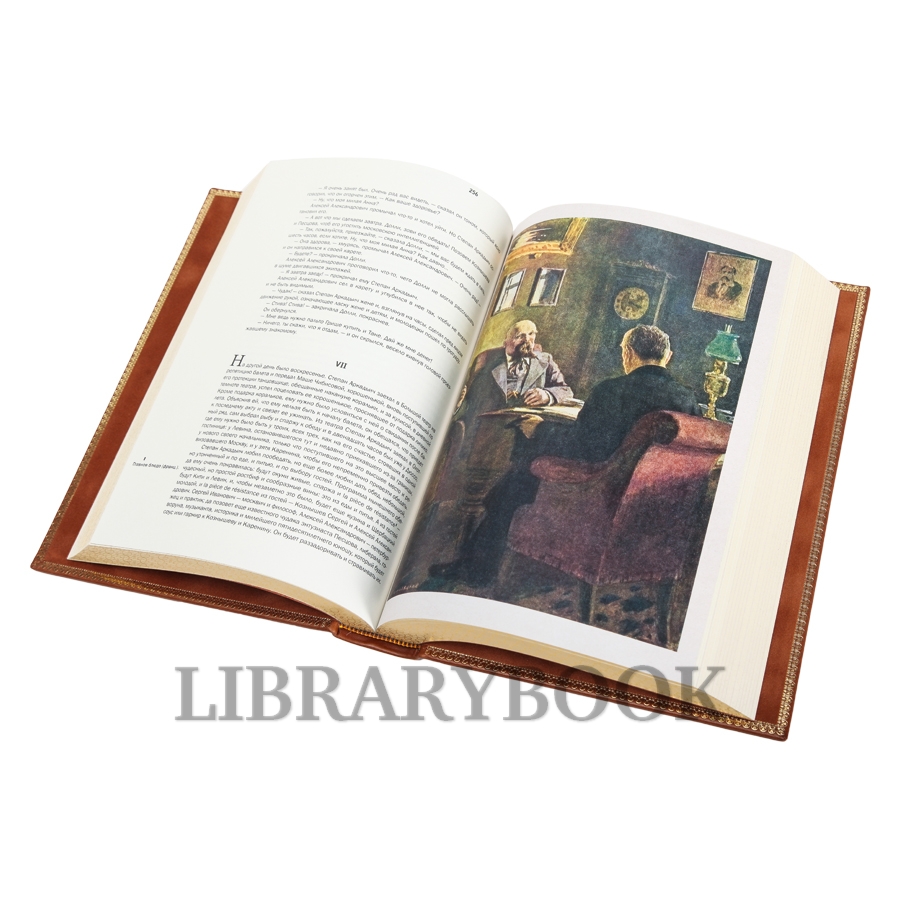 Подарочное издание книги Анна Каренина Лев Толстой в кожаном переплете