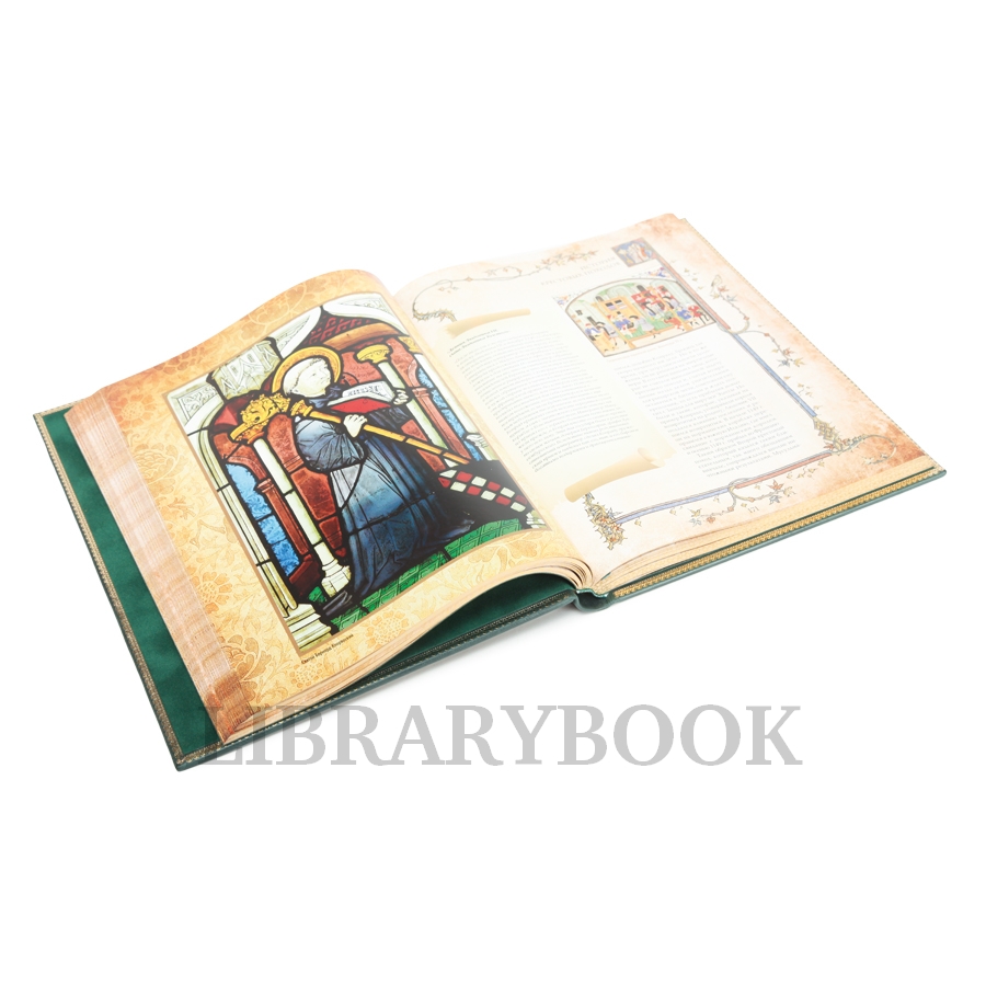 Элитное издание книги История крестовых походов Успенский Федор в кожаном переплете