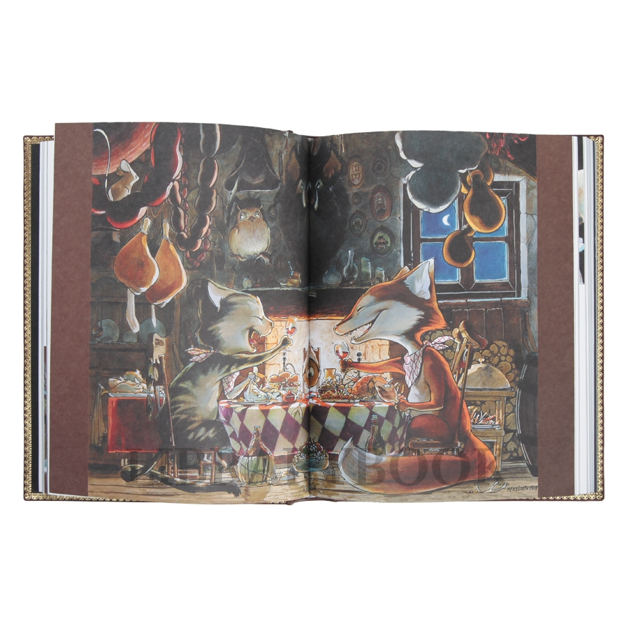 Подарочное издание Пиноккио Карло Коллоди в кожаном переплете