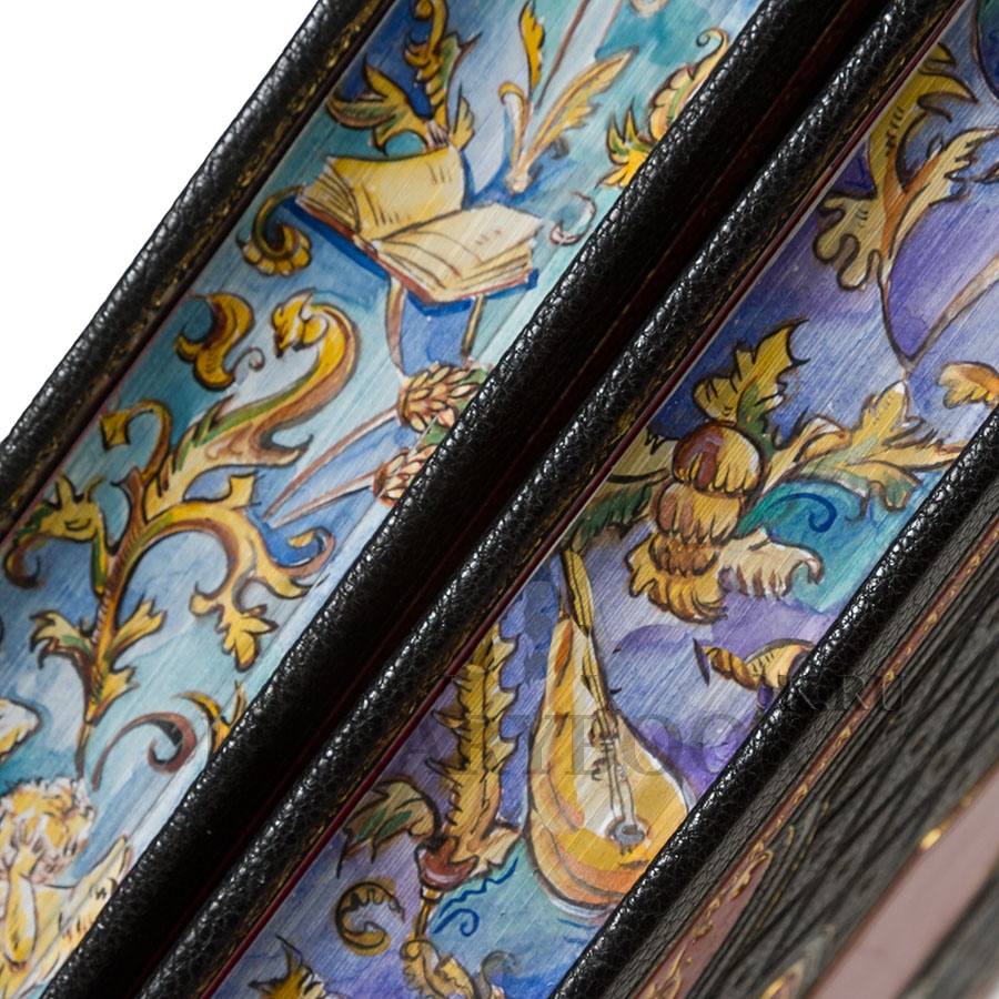 Подарочные книги Иоганн Гете Фауст в 2 томах в кожаном переплете