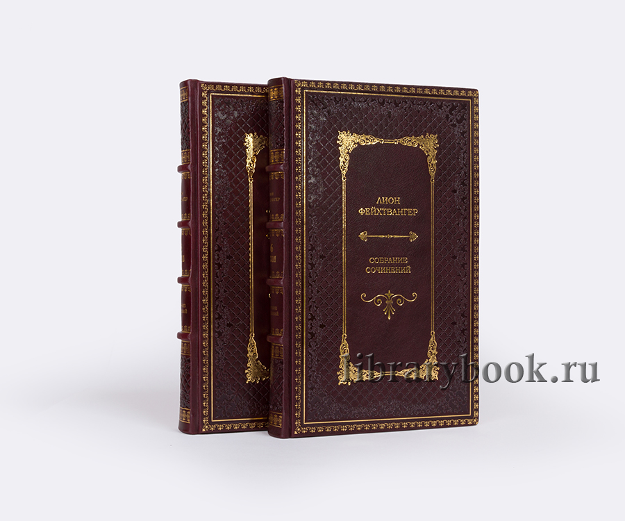 Подарочное издание книги Лион Фейхтвангер. Собрание сочинений в 20 томах в кожаном переплете