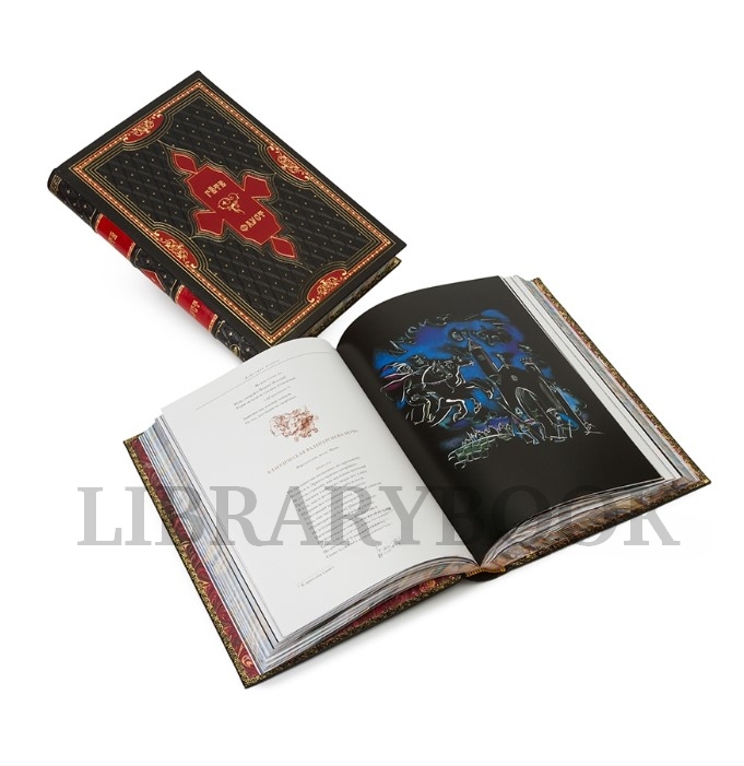 Подарочные книги Иоганн Гете Фауст в 2 томах в кожаном переплете