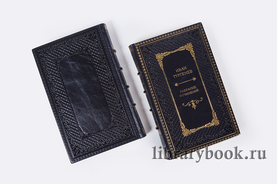 Подарочные книги Иван Тургенев. Собрание сочинений в 6 томах в кожаном переплете