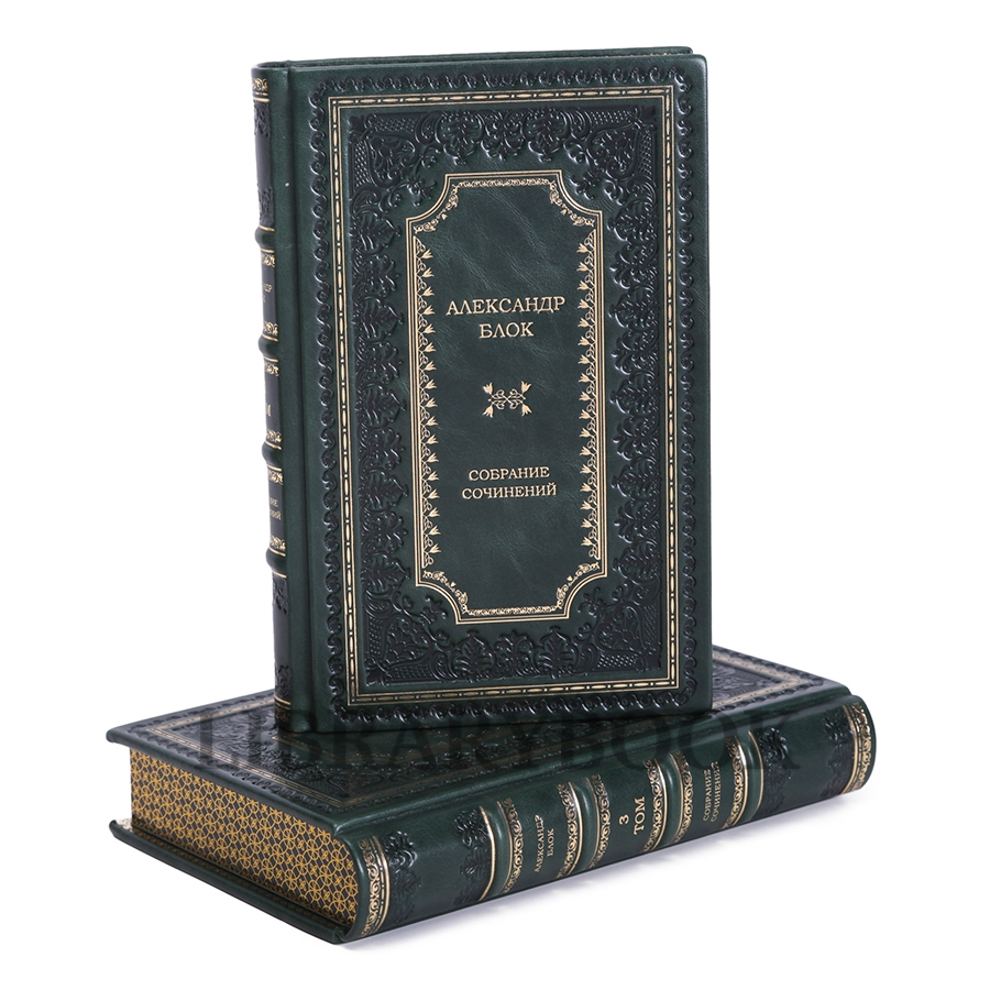 Эксклюзивное издание книги Александр Блок. Собрание сочинений в 6 томах в кожаном переплете