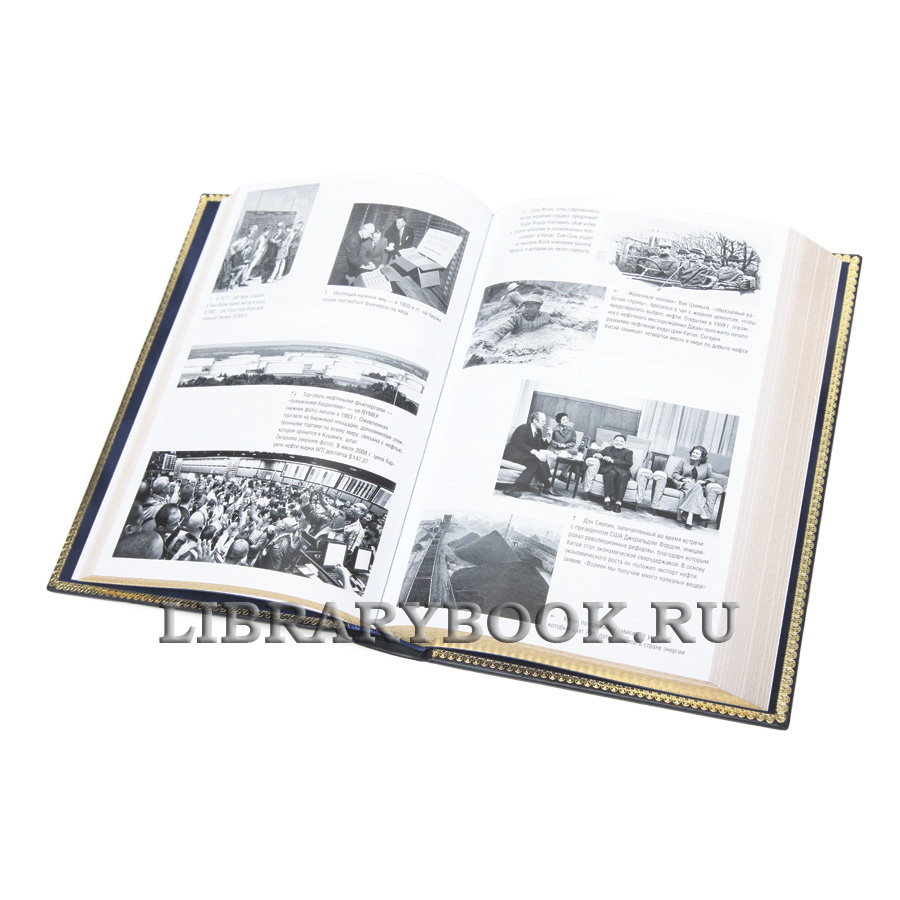 Эксклюзивная книга В поисках энергии Дэниел Ергин в кожаном переплете