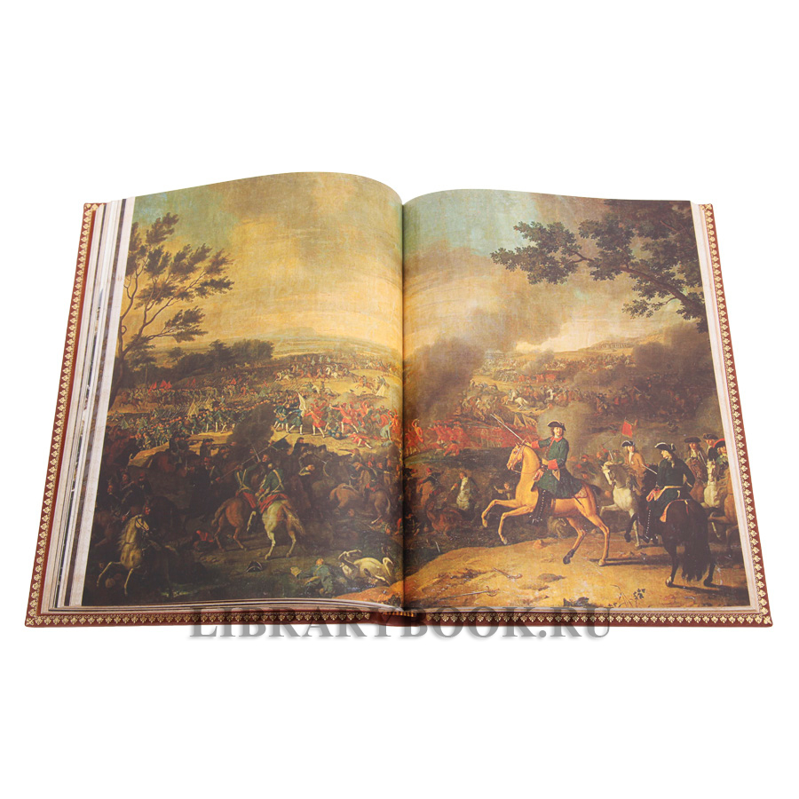 Эксклюзивная книга Петр Великий. Первый император всероссийский в кожаном переплете