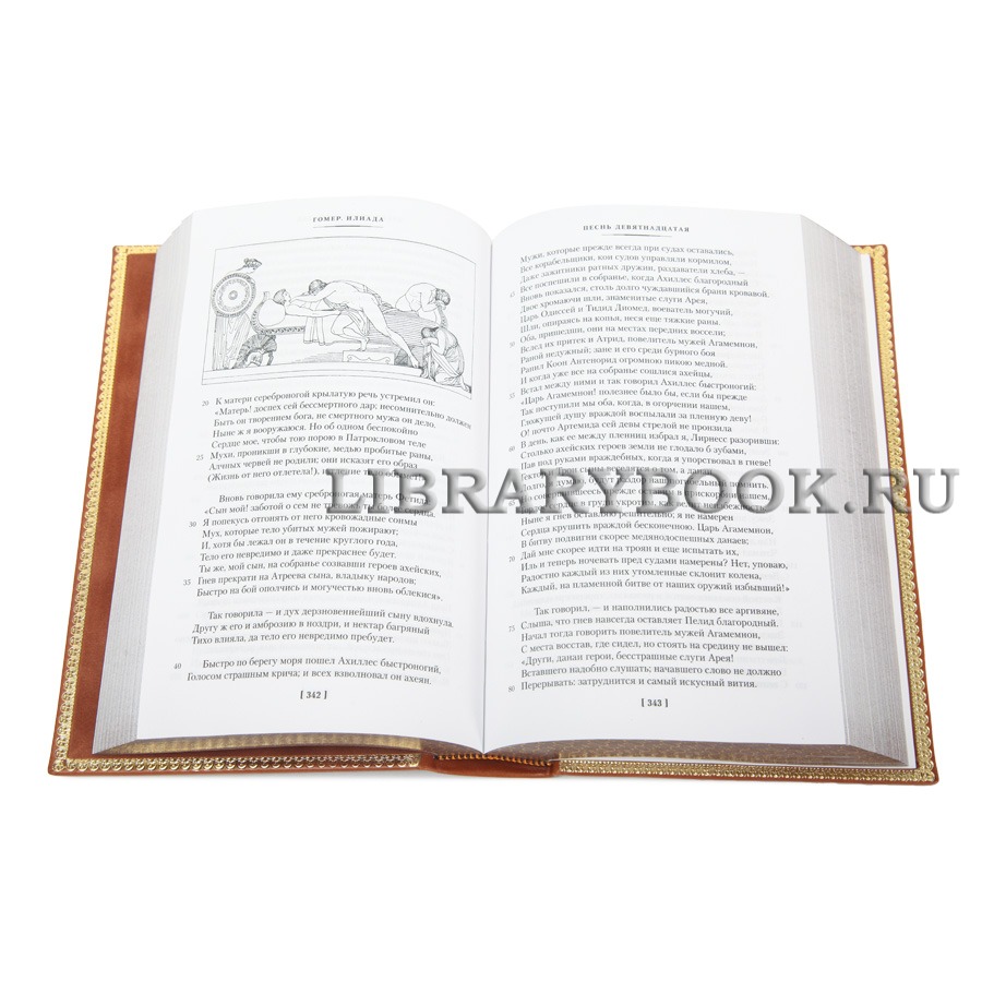 Эксклюзивная книга Гомер Илиада. Одиссея
