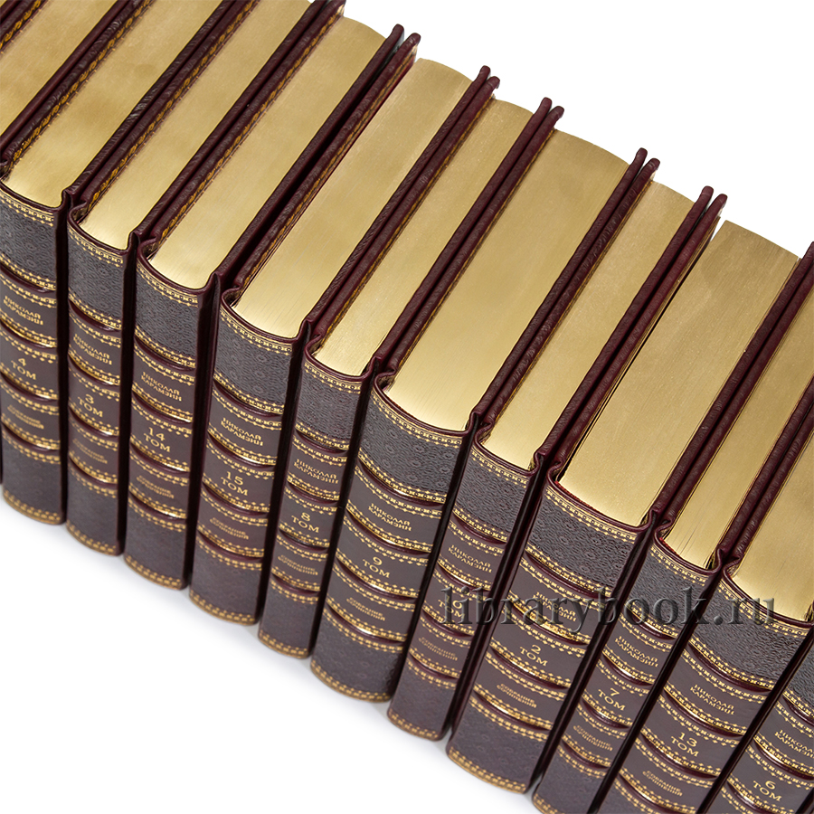 Подарочные книги Карамзин Николай Михайлович. Собрание сочинений в 18-ти томах в кожаном переплете