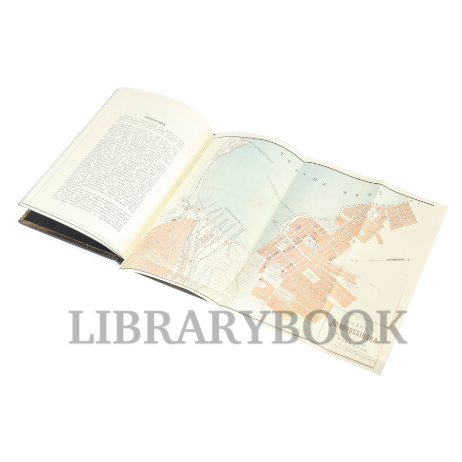 Подарочная книга Григорий Москвич Иллюстрированный практический путеводитель по Черноморскому побережью в кожаном переплете