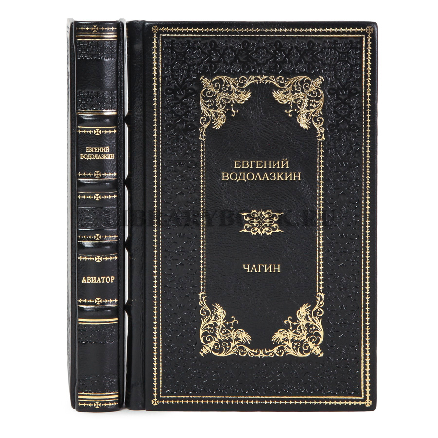 Эксклюзивные книги Евгений Водолазкин «Чагин», «Авиатор» в кожаном переплете