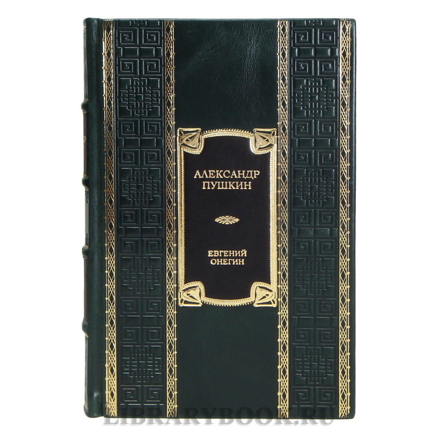 Элитная книга Александр Пушкин Евгений Онегин в кожаном переплете