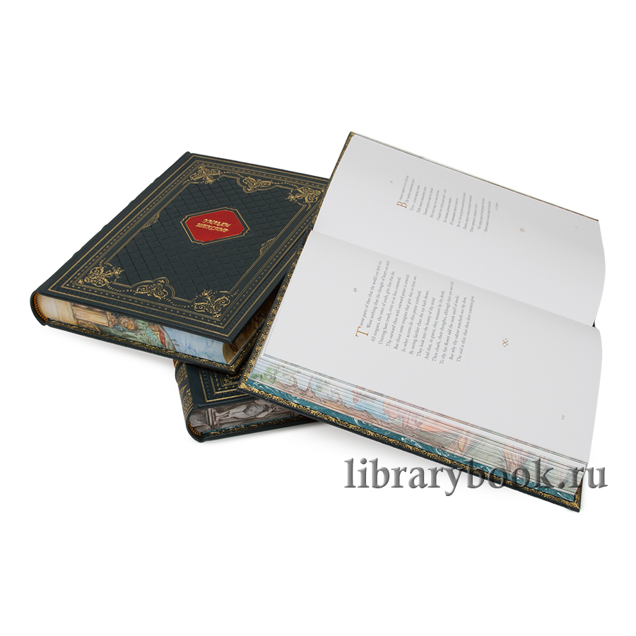 Элитные книги Уильям Шекспир "Собрание сочинений" в 5 томах в кожаном переплете