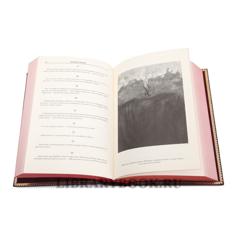 Элитная книга Так говорил Заратустра. Сумерки идолов. Антихрист. Ecce homo. Веселая наука Фридрих Ницше в кожаном переплете