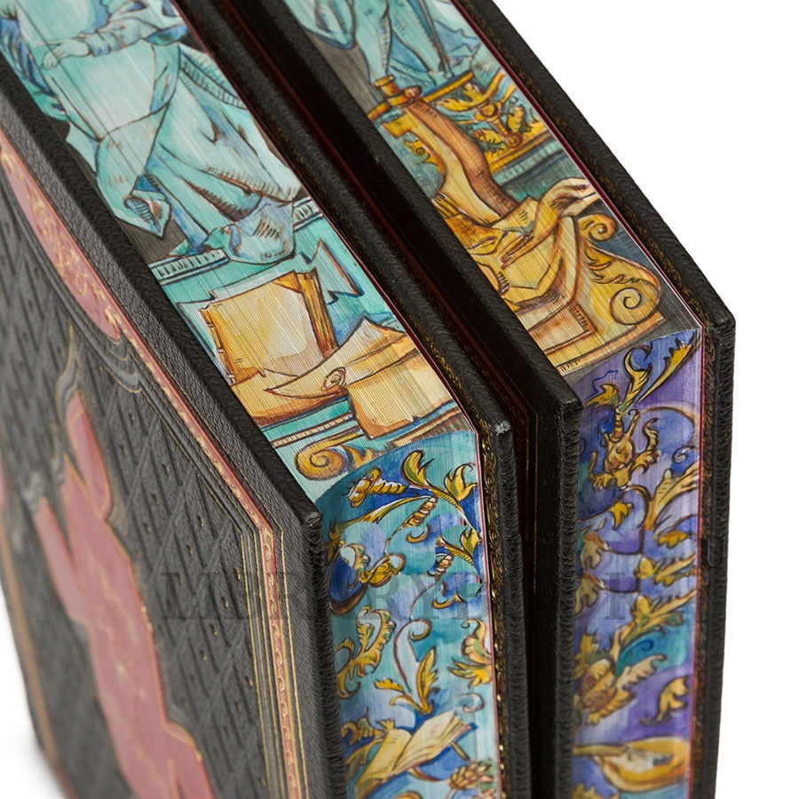 Подарочные книги Иоганн Гете Фауст в 2 томах в кожаном переплете