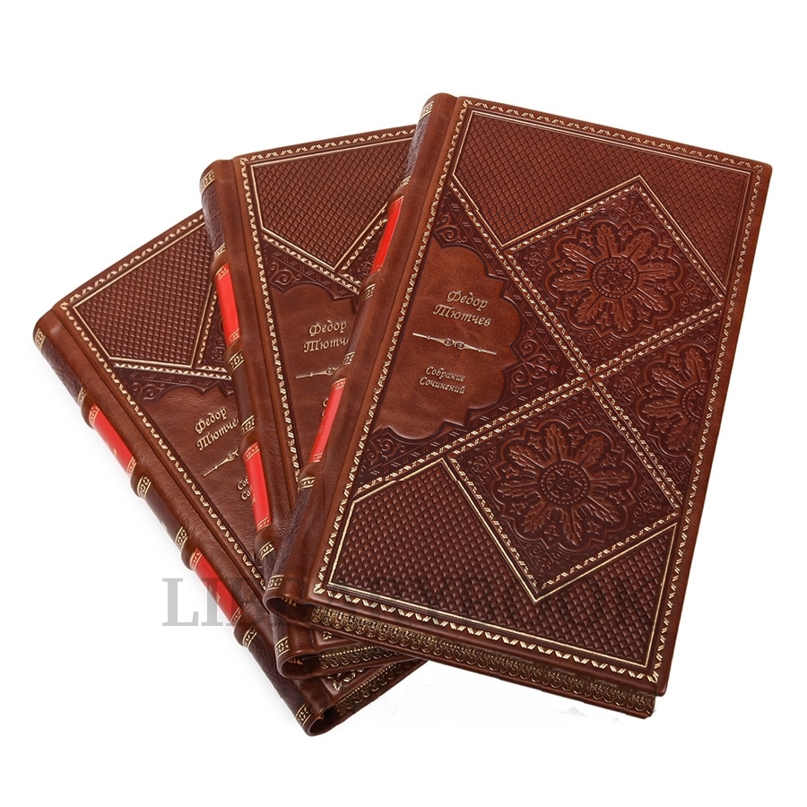 Элитное издание книги Федор Тютчев. Собрание сочинений в 6 томах в кожаном переплете
