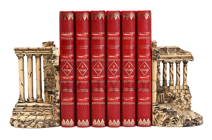Коллекционное издание книги Александр Беляев. Собрание сочинений в 6 томах в кожаном переплете