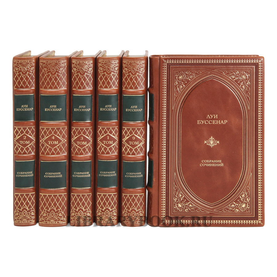 Подарочное издание книги Луи Буссенар. Собрание сочинений в 10 томах в кожаном переплете