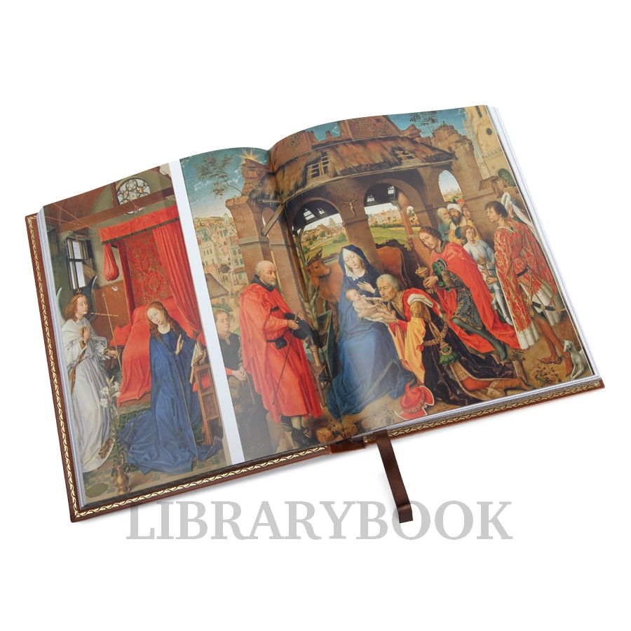 Коллекционная книга Мюнхенская Пинакотека в кожаном переплете