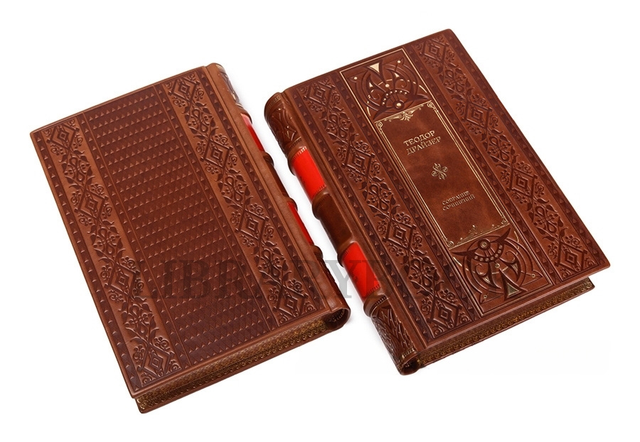 Подарочное издание книги Теодор Драйзер. Собрание сочинений в 8 томах в кожаном переплете