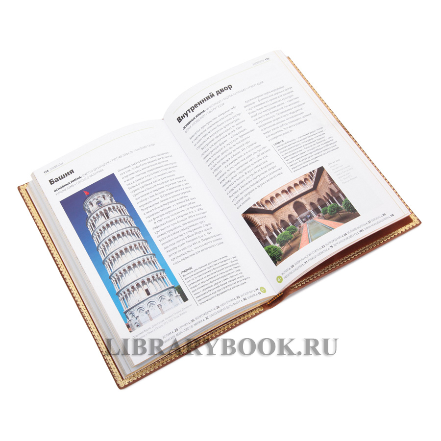 Подарочное издание Сьюзи Ходж Главное в истории архитектуры в кожаном переплете