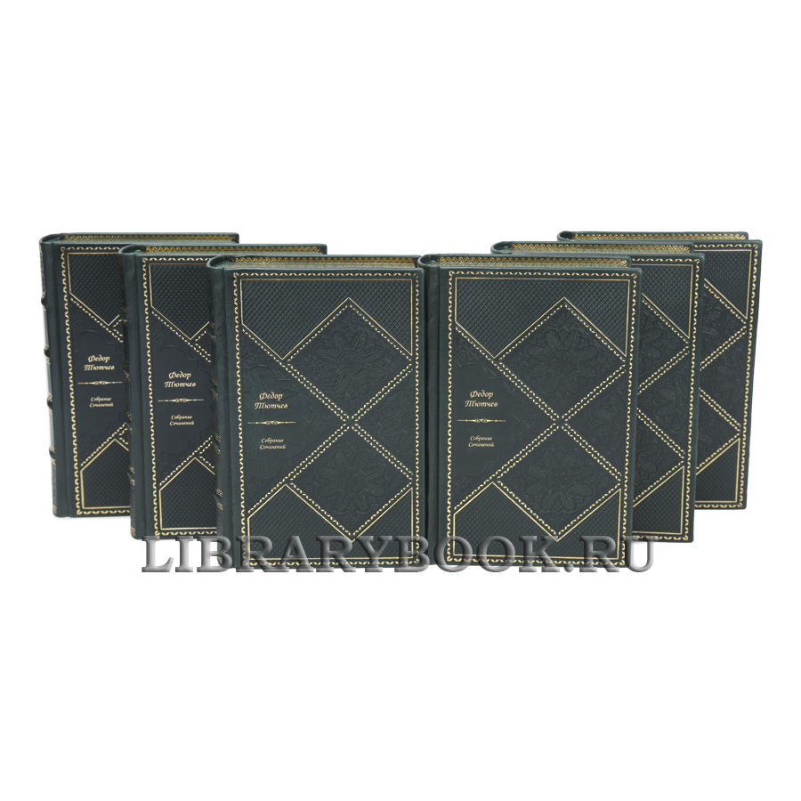 Подарочные книги Федор Тютчев Собрание сочинений в 6 томах в кожаном переплете