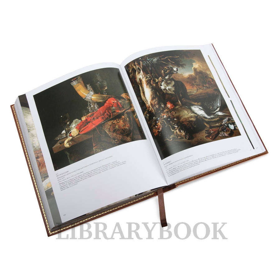 Элитная книга Лондонская Национальная галерея в кожаном переплете