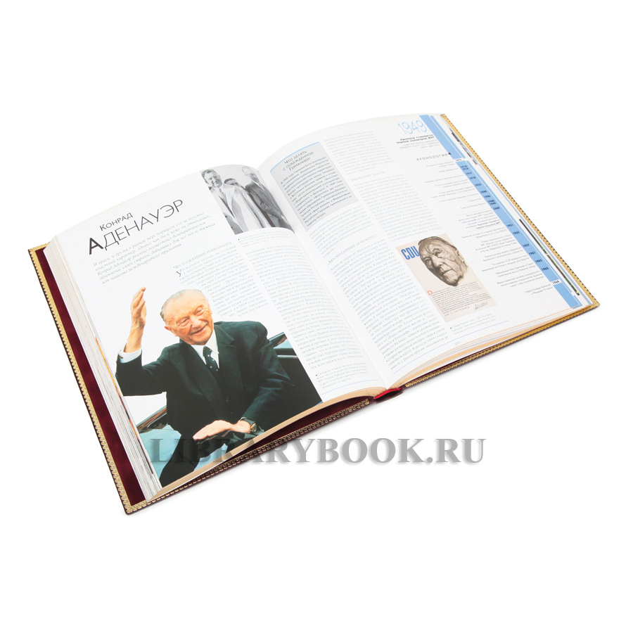 Коллекционное издание книг Творцы всемирной истории в 4-х томах в кожаном переплете