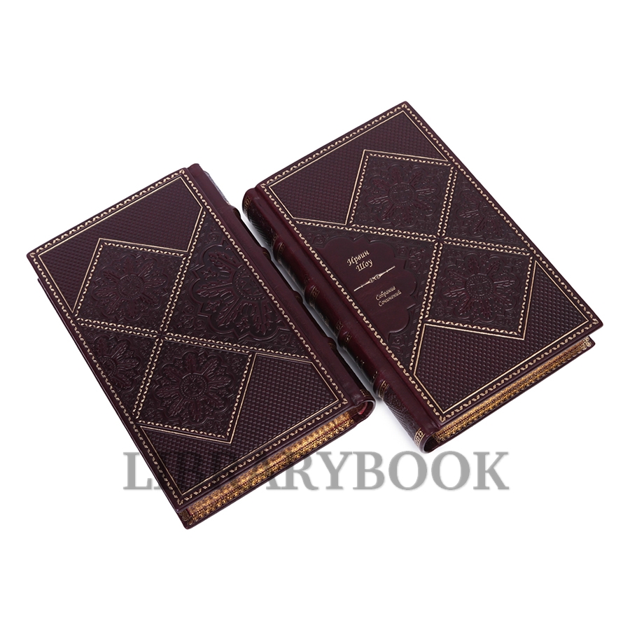 Подарочное издание книги Ирвин Шоу. Собрание сочинений в 8 томах в кожаном переплете