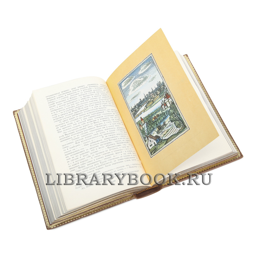 Эксклюзивная книга Жизнь и мнения Тристрама Шенди, джентльмена Лоренс Стерн в кожаном переплете