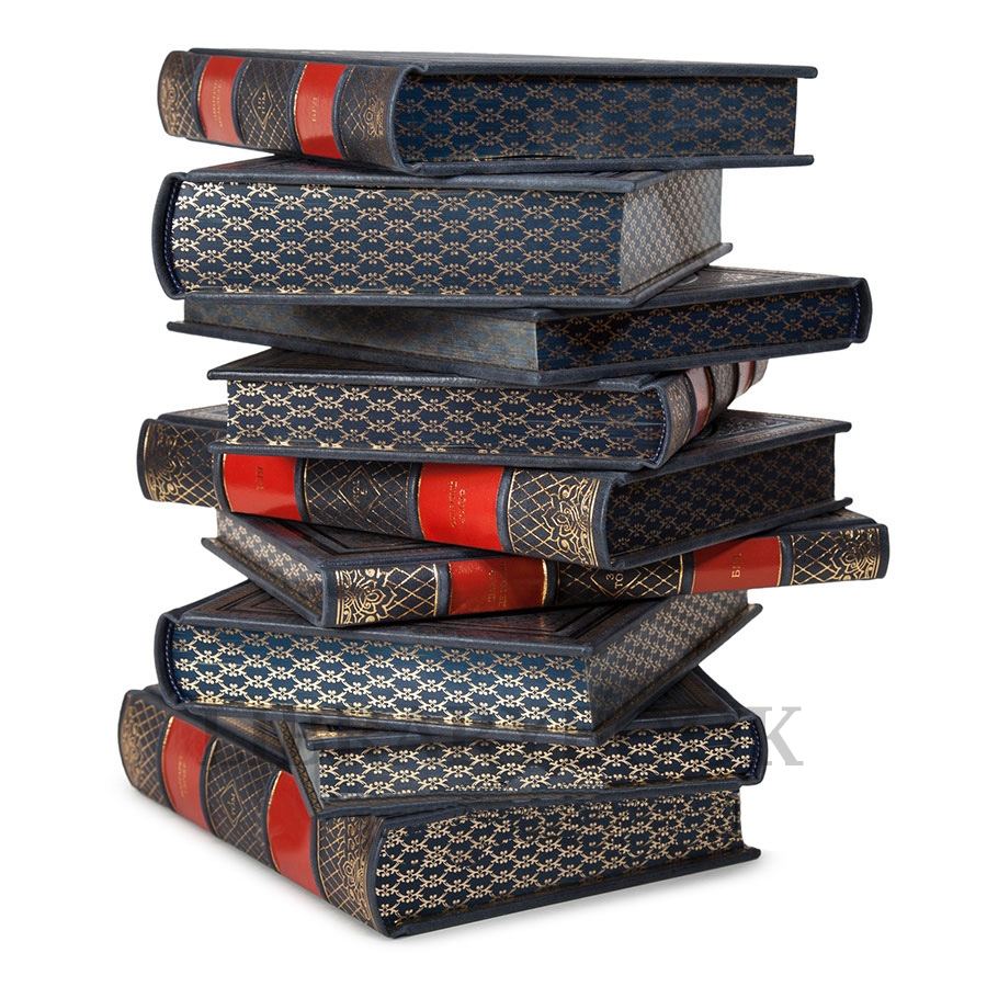 Подарочное издание книги Вечная классика. Библиотека генерального директора в 12 томах в кожаном переплете