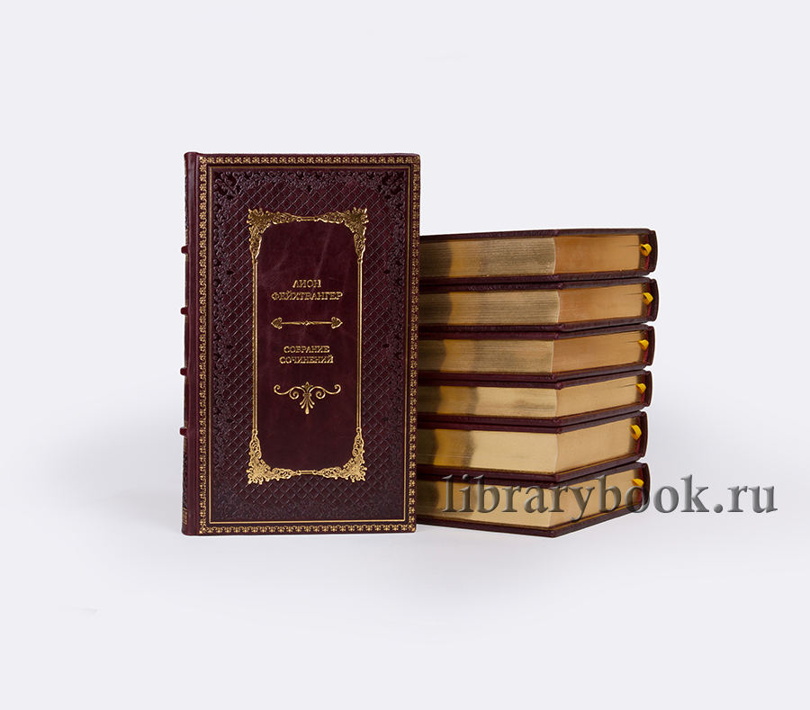 Подарочное издание книги Лион Фейхтвангер. Собрание сочинений в 20 томах в кожаном переплете