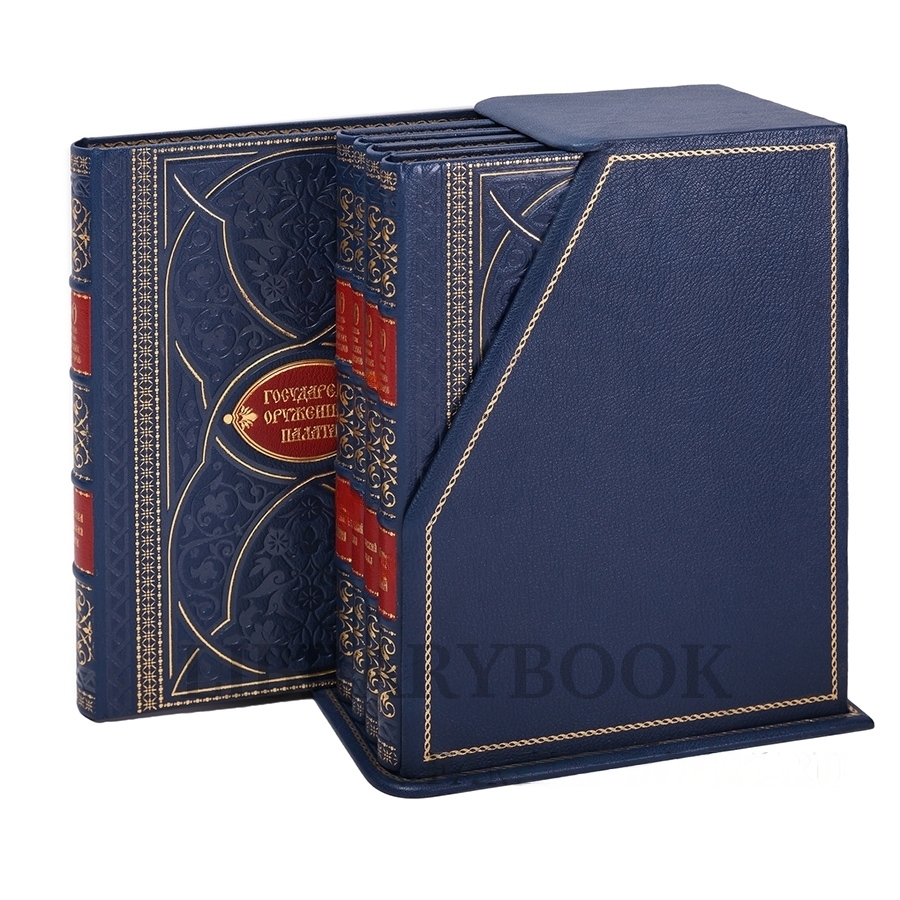 Эксклюзивное издание книги 100 предметов из собрания Российских императоров в кожаном переплете