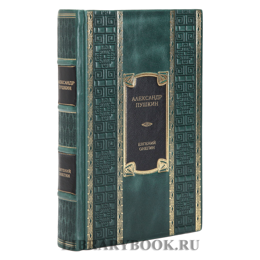 Коллекционная книга Александр Пушкин Евгений Онегин в кожаном переплете
