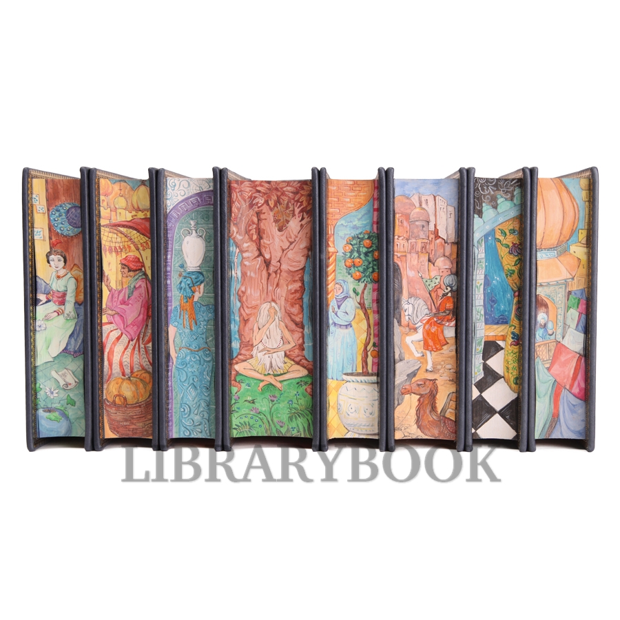 Подарочные книги Тысяча и одна ночь в 8 томах в кожаном переплете