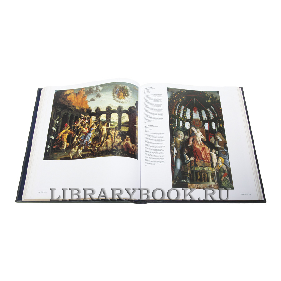Элитная книга Шедевры музеев мира. Самые знаменитые коллекции в кожаном переплете