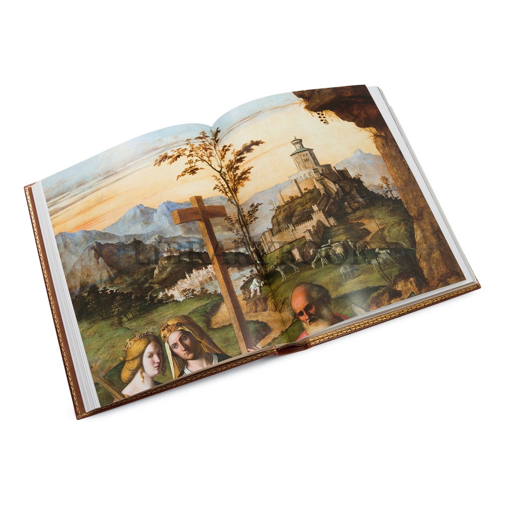 Подарочные книги Великие музеи мира в 16 томах в кожаном переплете