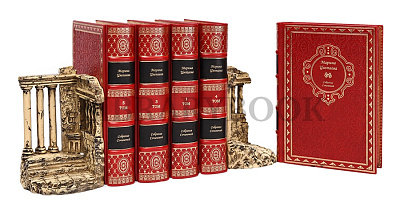Подарочные книги Собрание сочинений Марина Цветаева в 5 томах в кожаном переплете